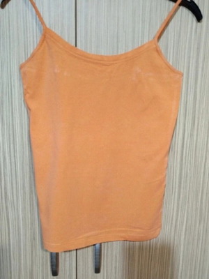 Mango top μεταχειρισμένο, πορτοκαλί, ελαστικό μέγεθος M