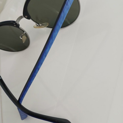 Ray Ban sunglasses small used, blue and silver