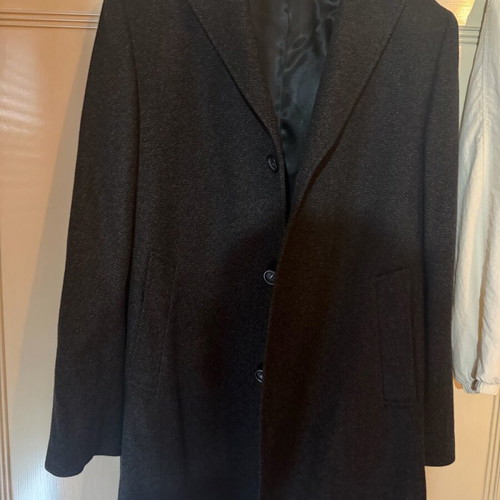 Men's long coat Zero like new, black