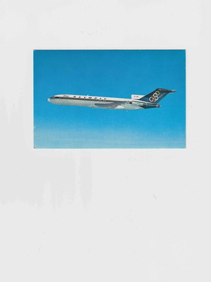 Olympic Airways Boeing 727-200 card used