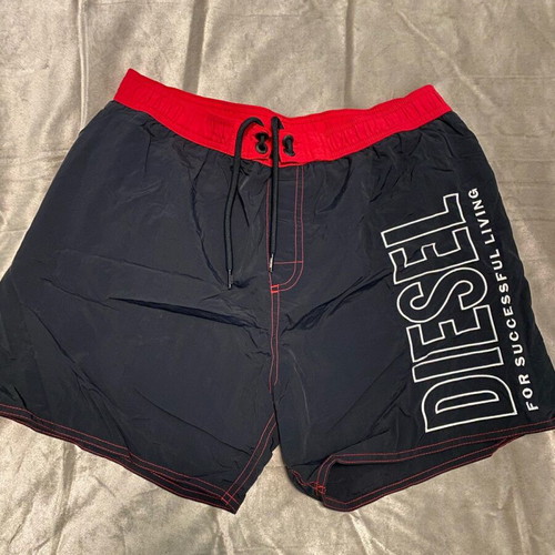 Diesel swim shorts authentic short size, new, black and red