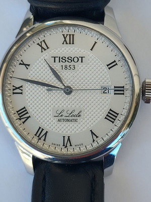 Tissot Le Locle Automatic watch, white dial, men's