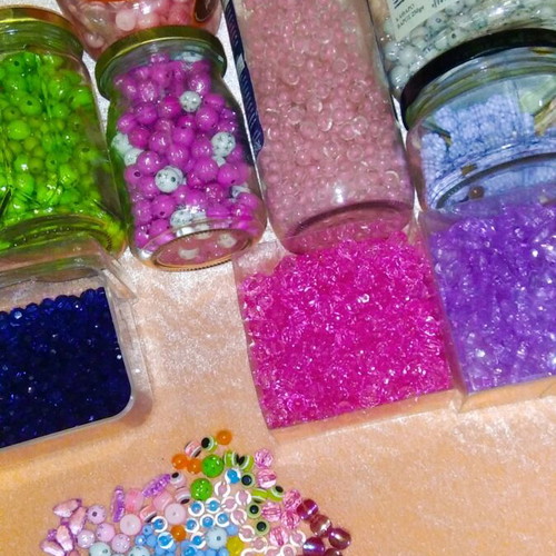 Craft beads new, large variety of colors and designs