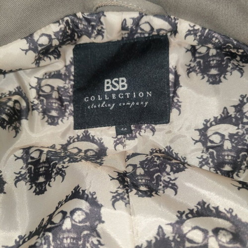 BSB trench coat new, dark beige, midi length