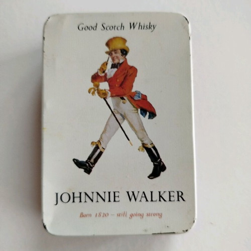 Johnnie Walker collectible metal box used