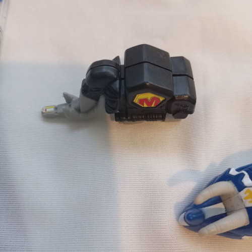 Vintage Mighty Morphin Power Rangers Mini Figures used, Mastodon & Triceratops Zords