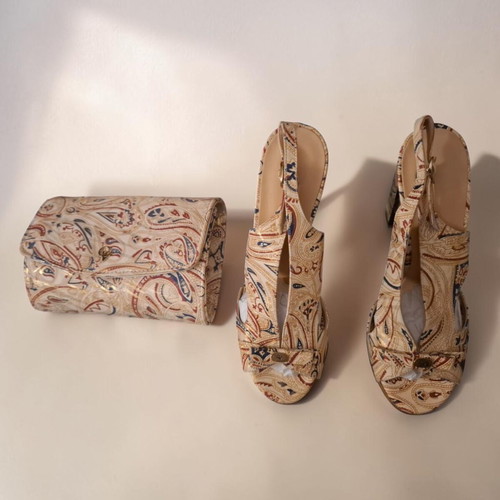 Goveci leather sandals size 39 with gift bag