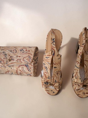 Goveci leather sandals size 39 with gift bag