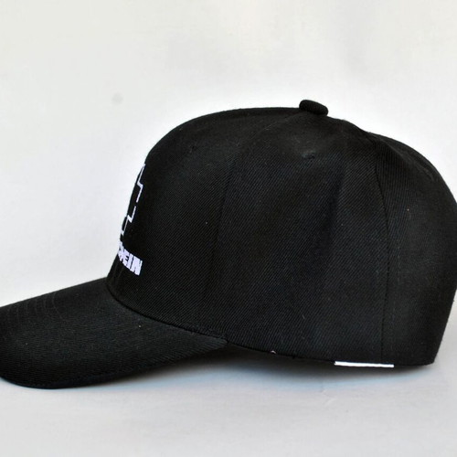 Rammstein black hat with logo like new, one size