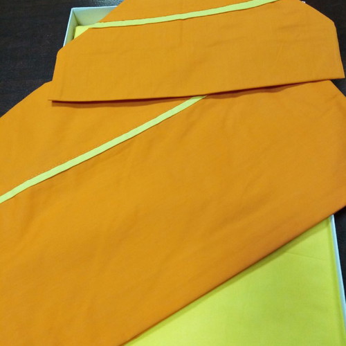 Baby crib sheet set orange with yellow 100% cotton new 1.22x1.57
