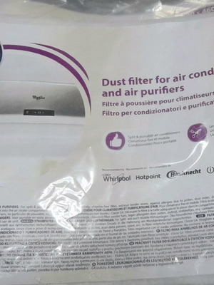 Филтър WPRO AFI016 за климатици и пречистватели на въздух, нов, 2 броя