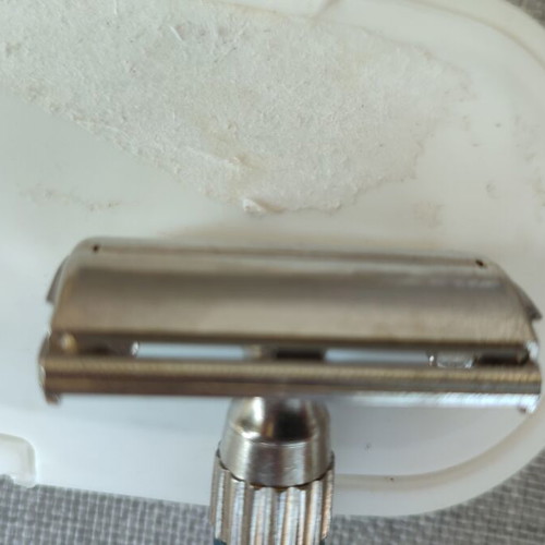 Gillette Super Slimtwist vintage razor used with gift blades