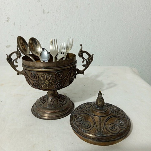 Old sweet jar used