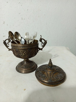 Old sweet jar used