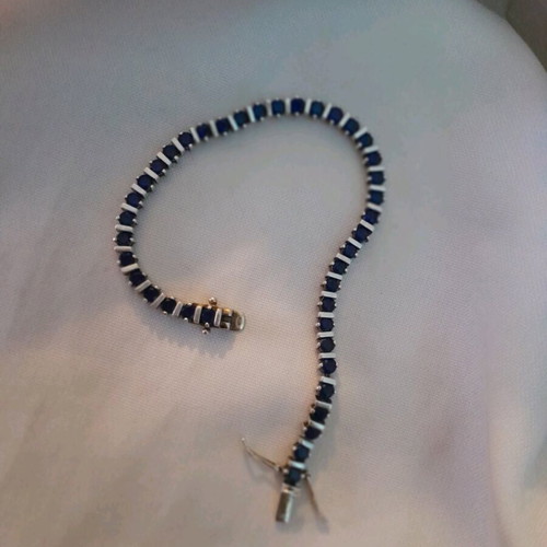Riviera 925 bracelet with stones 20cm used
