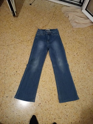 Celestino high-rise straight jeans new, size S, blue