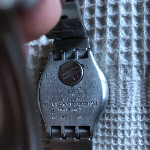 Swatch Irony used stainless steel watch silver