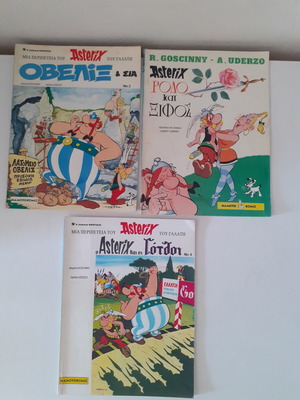 Asterix and Obelix magazines, set of 3