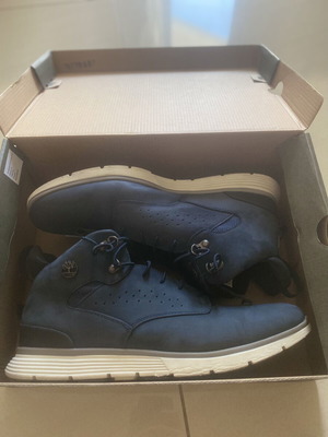 Timberland Chukka Style Boots new, size 45 EU, black and blue