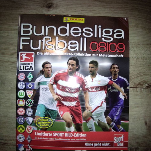 Panini album Bundesliga 2008-2009 used