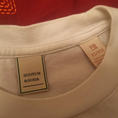 Tshirt Scotch & Soda kids like new, white, for 12 years old