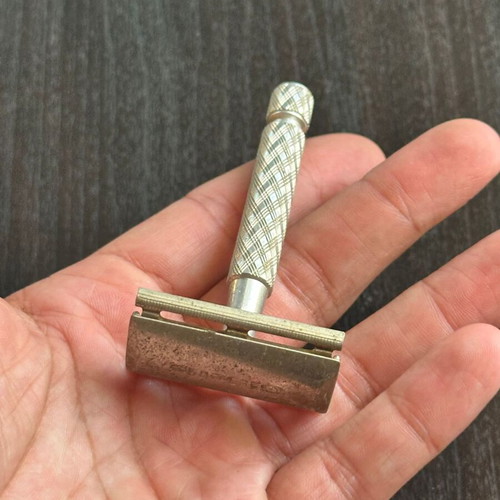 Gillette Vintage Metal Safety Razor used