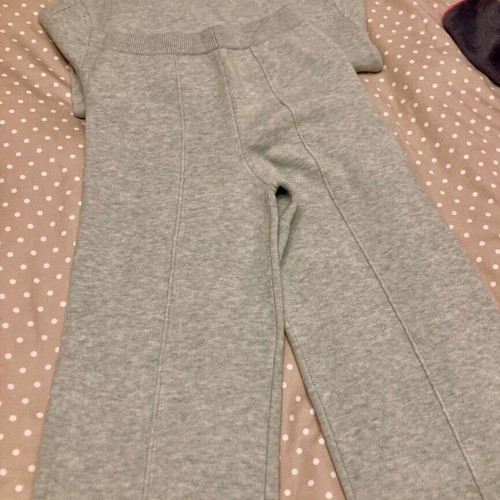 Knitted sweater and pants set for girl new, Zara, green