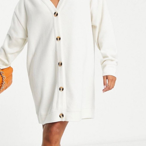 Asos cardigan dress like new, off white, size S-M