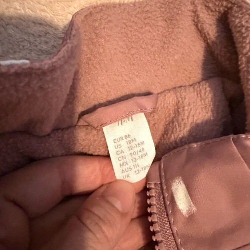 H&M children's snow overall like new 12-18 months