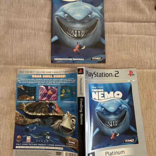 Finding Nemo PlayStation 2 cover and manual used, no game