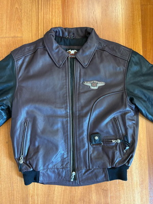 Harley Davidson leather jacket collectible, like new, size L