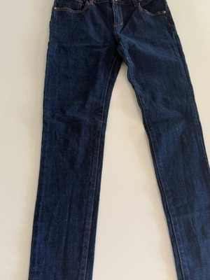 Guess skinny jeans like new, blue with rhinestone details