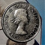  1963 canadian silver  half dollar.