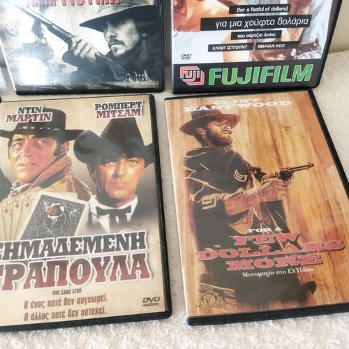 Classic Western DVD set of 6 movies like new with subtitles