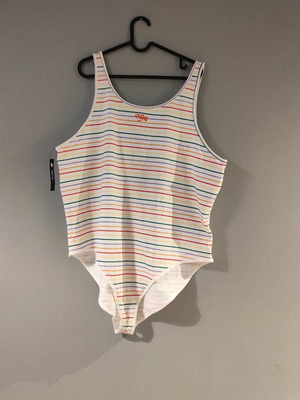 Nike plus size 3XL bodysuit new white with tag