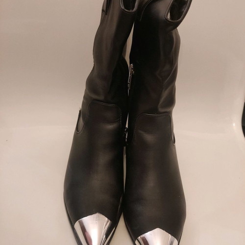 Silia D cowboy boots used, black, size 39