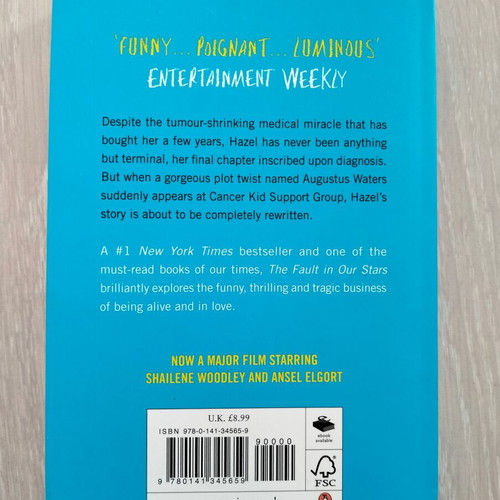 The Fault In Our Stars John Green book like new, English