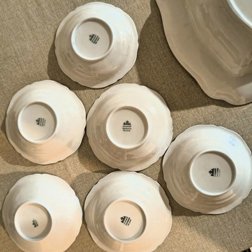 Rosenthal Sanssouci porcelain set 1+6 like new with gilded details