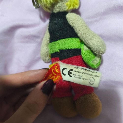 Asterix decorative charm like new for bag and keychain multicolored