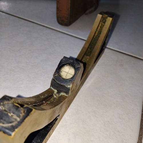 Clinometer Mortar Mk IV 1940 brass military aiming instrument new