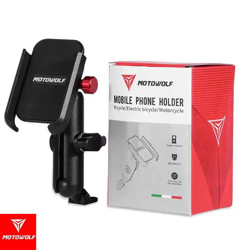 Motowolf aluminum phone holder new