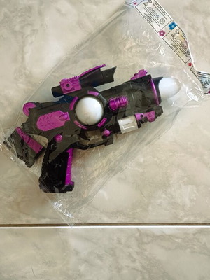 Space toy gun with lights and sounds, new