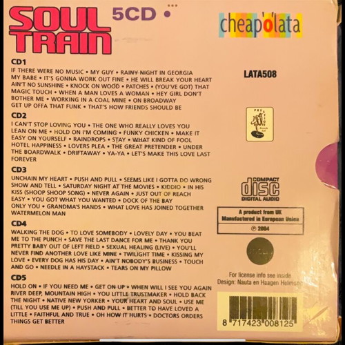 Soul Train 5 CD μεταχειρισμένο, R&B / Soul