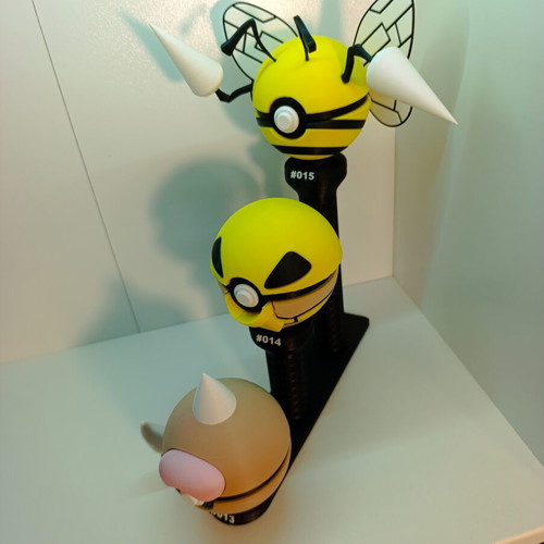 Weedle Evolution Set #013-#015 3D Printed collectible, new