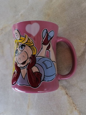 Miss Piggy Ceramic Mug like new, 330ml, collectible