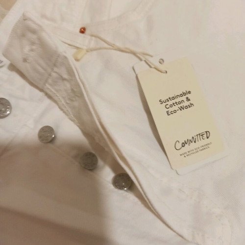White Mango Jeans size 44 XL new, high waist, slight stretch
