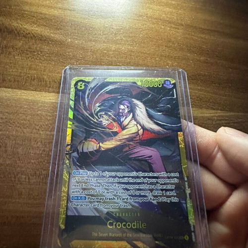 OnePiece Secret Rare Card Crocodile OP14-120 V.1 new