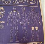  Αφισα Χαρτια Σχεδιου Iron Man - Mark 6 Prototype