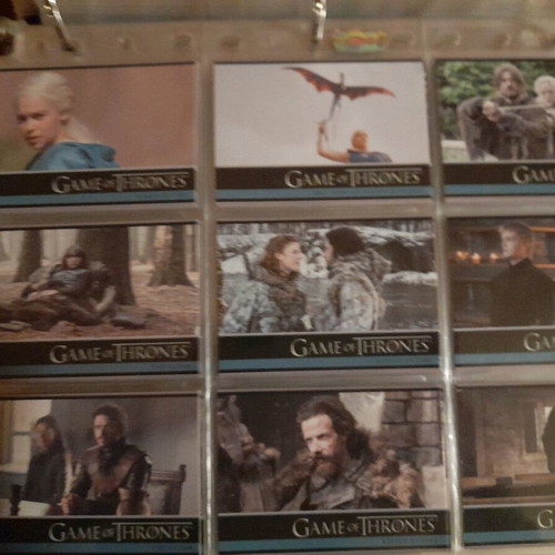 HBO cards from Game of Thrones series and album new, 637 authentic