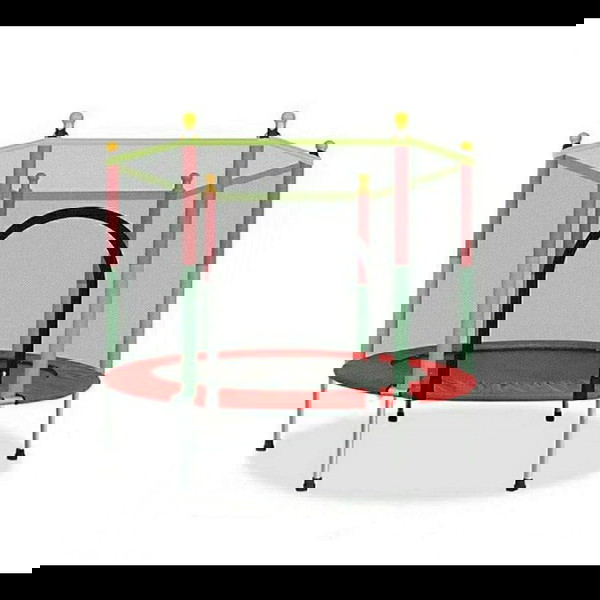 Τραμπολίνο Balance με δίχτυ προστασίας Διάμετρο 160cm και ύψος 120cm